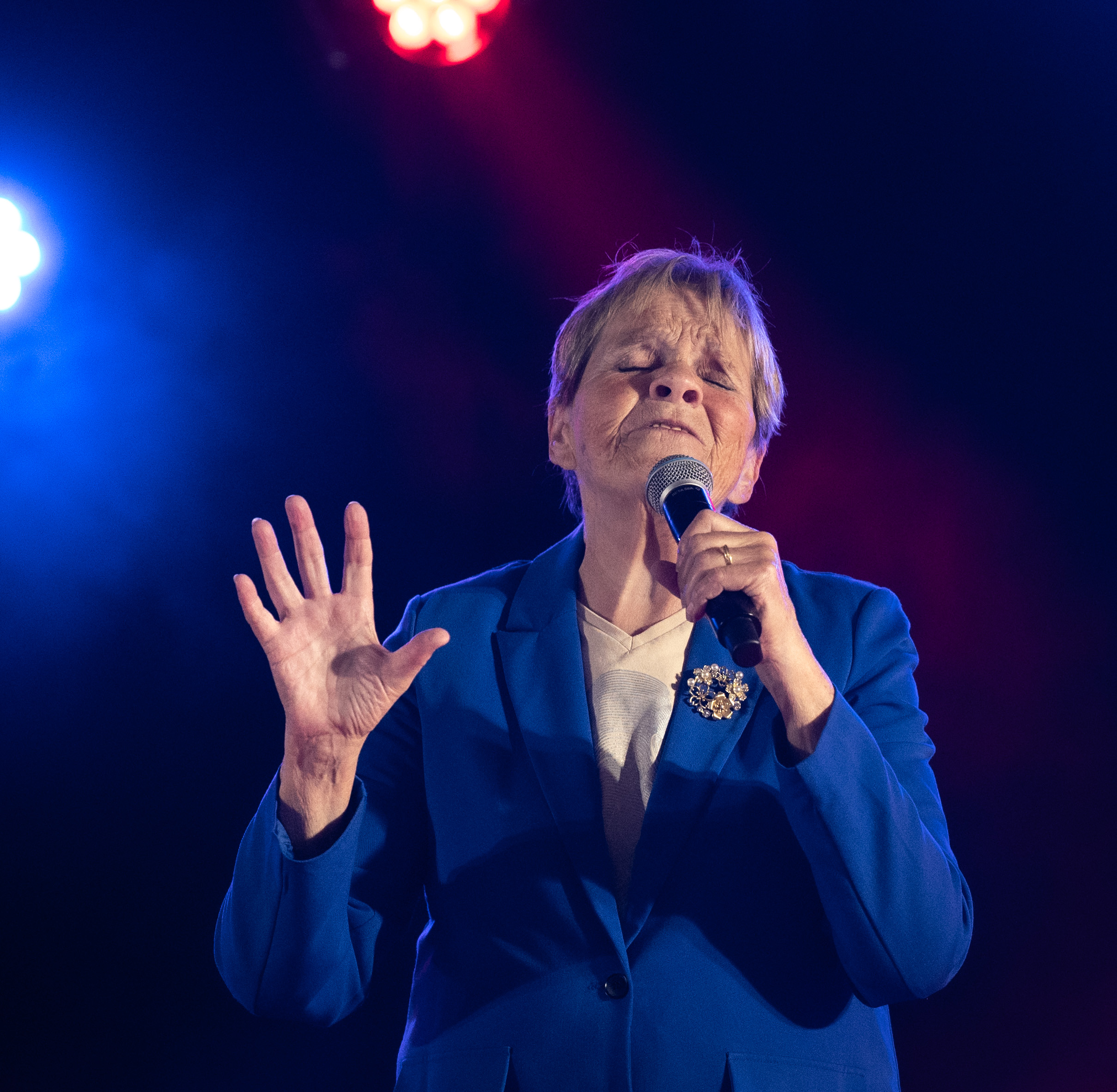 Concertfoto margriet hermans door Peve Visuals