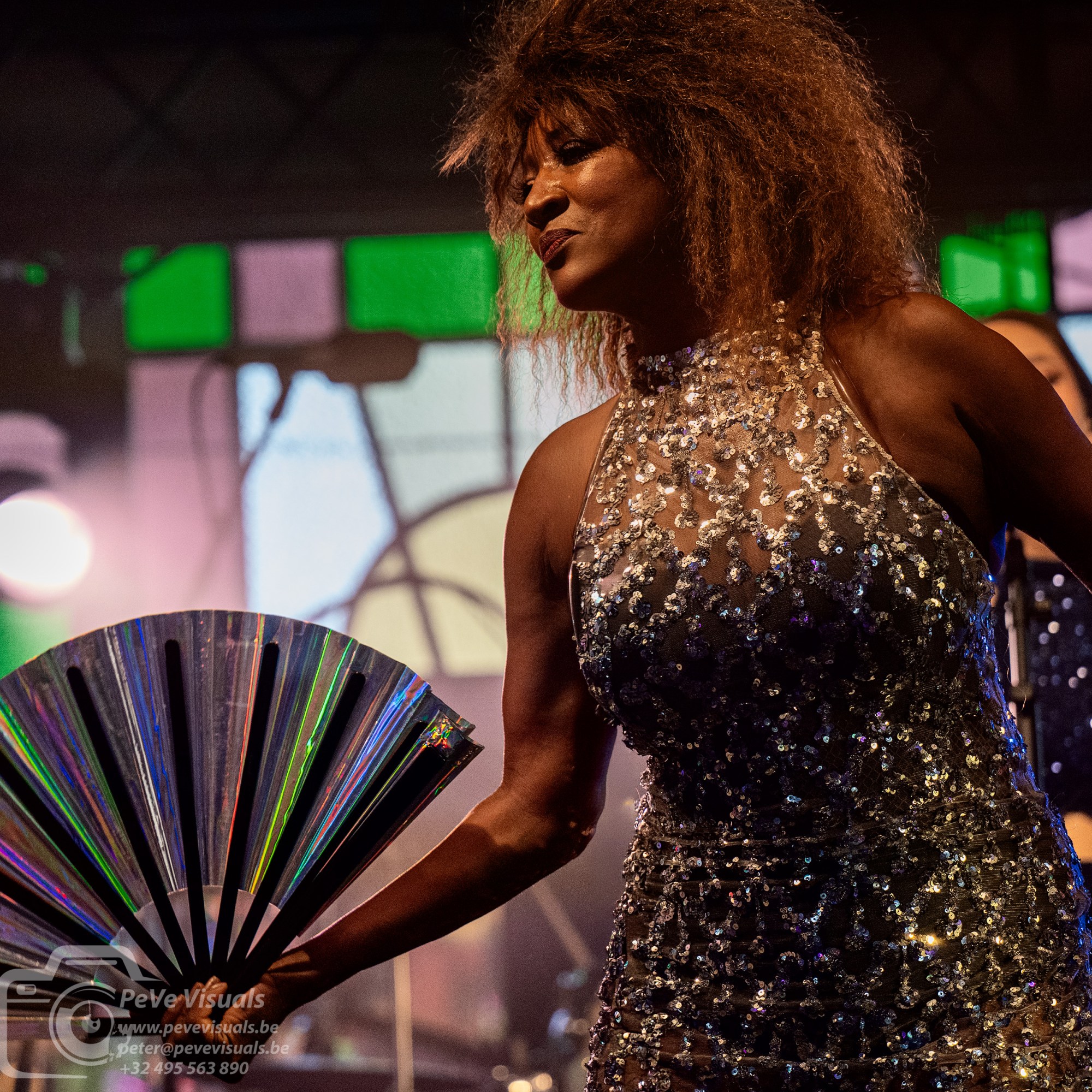concertfoto door Peve Visuals van Tina Turner